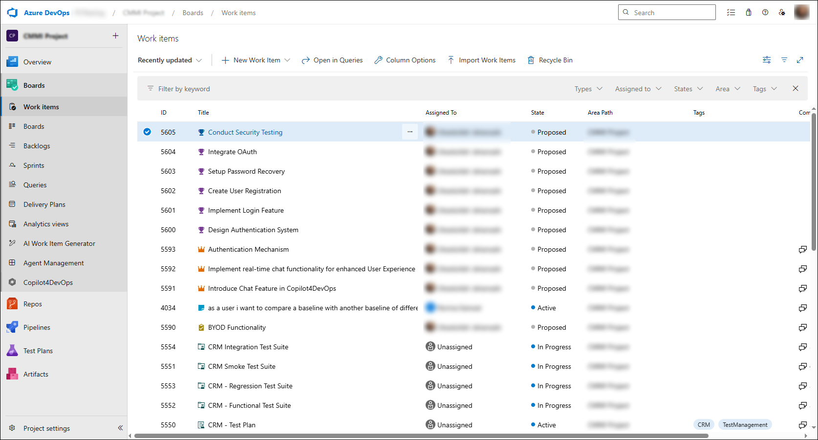 Azure DevOps Boards