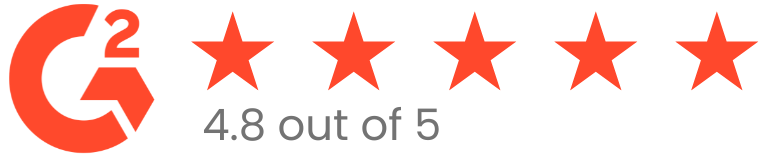 G2 Rating 4.8 out of 5