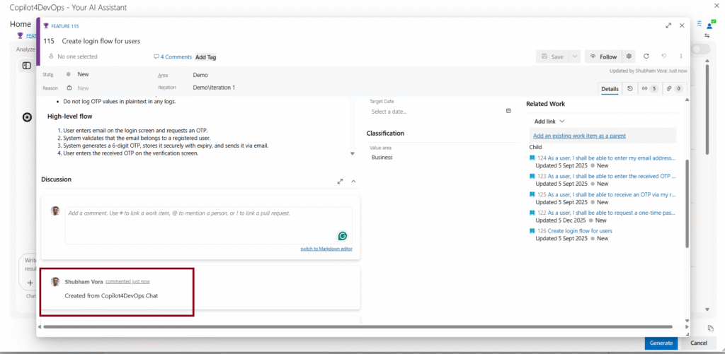 Analyze auto comment