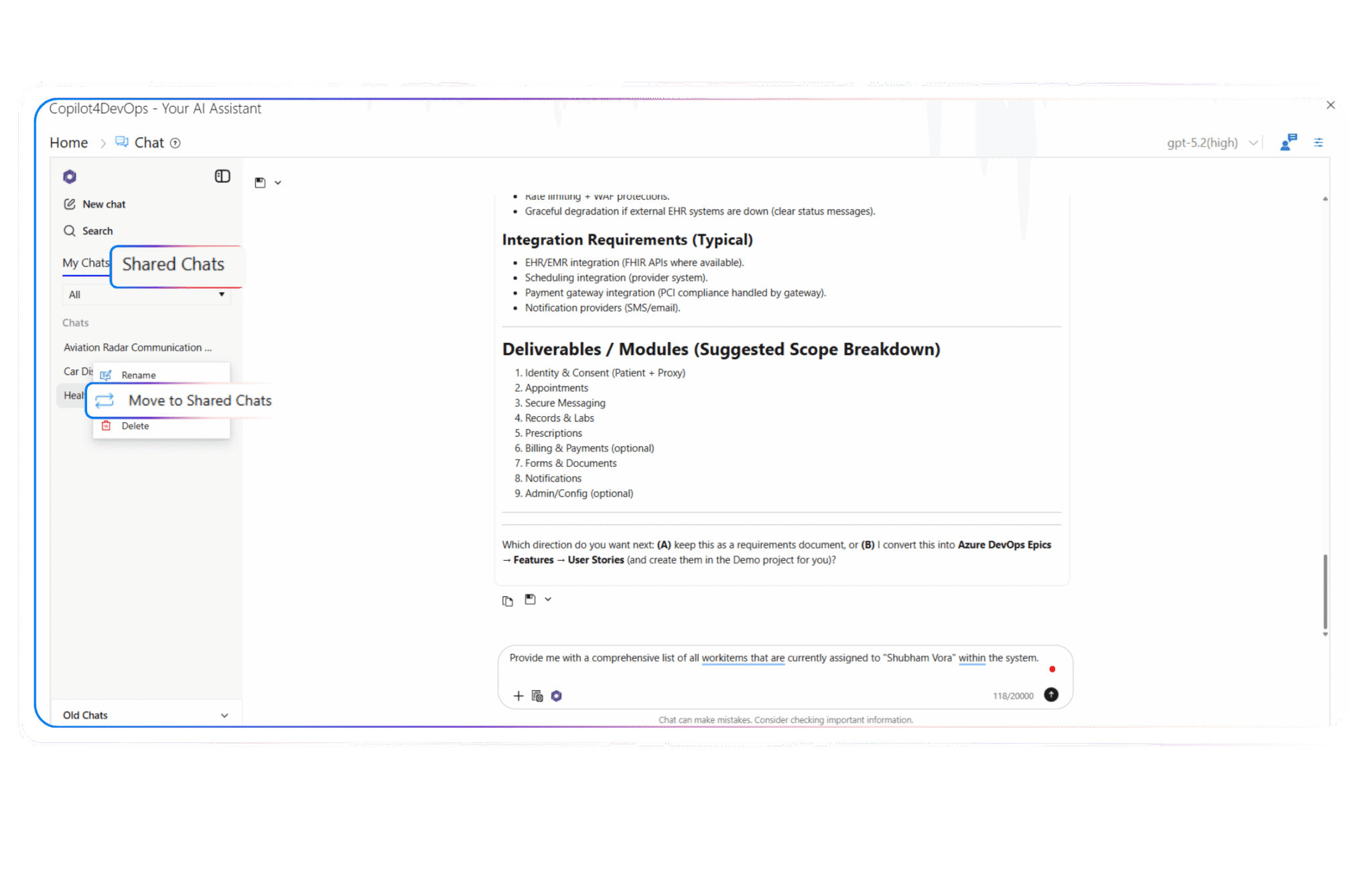 AI Chat for Azure DevOps | Copilot4DevOps