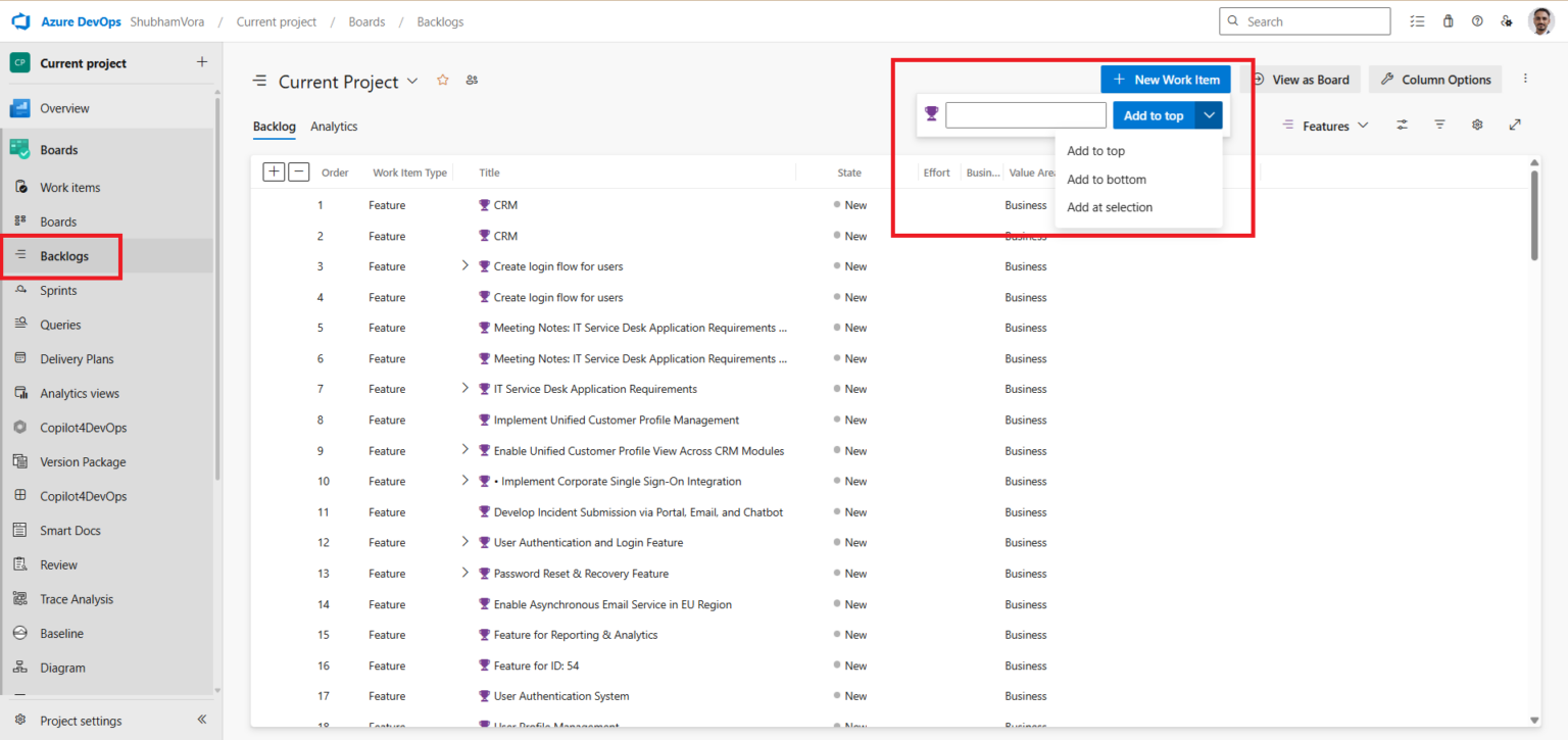 Detailed Guide on Azure DevOps Work Items | Copilot4DevOps